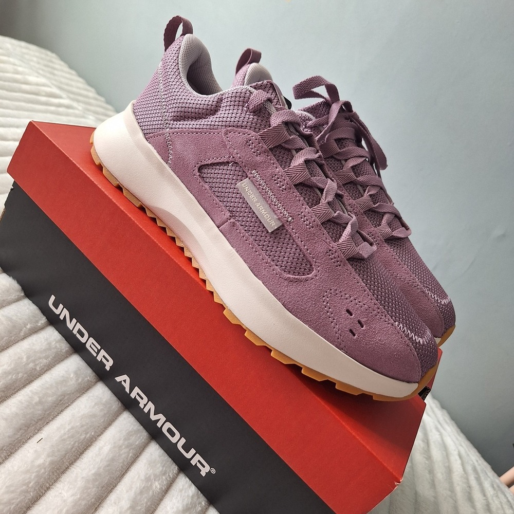 Under‎ Armour W Street Mirage Sneaker Shoes Womens 9.5 Purple Prime Comfort